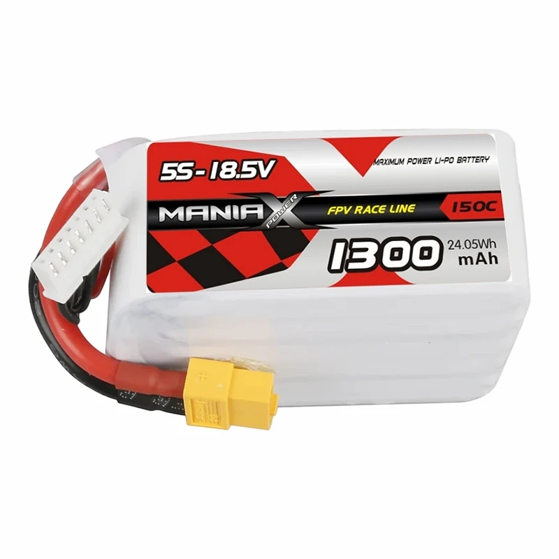 5S-18,5 В 1300 мАч 150C FPV Racing Lipo аккумулятор