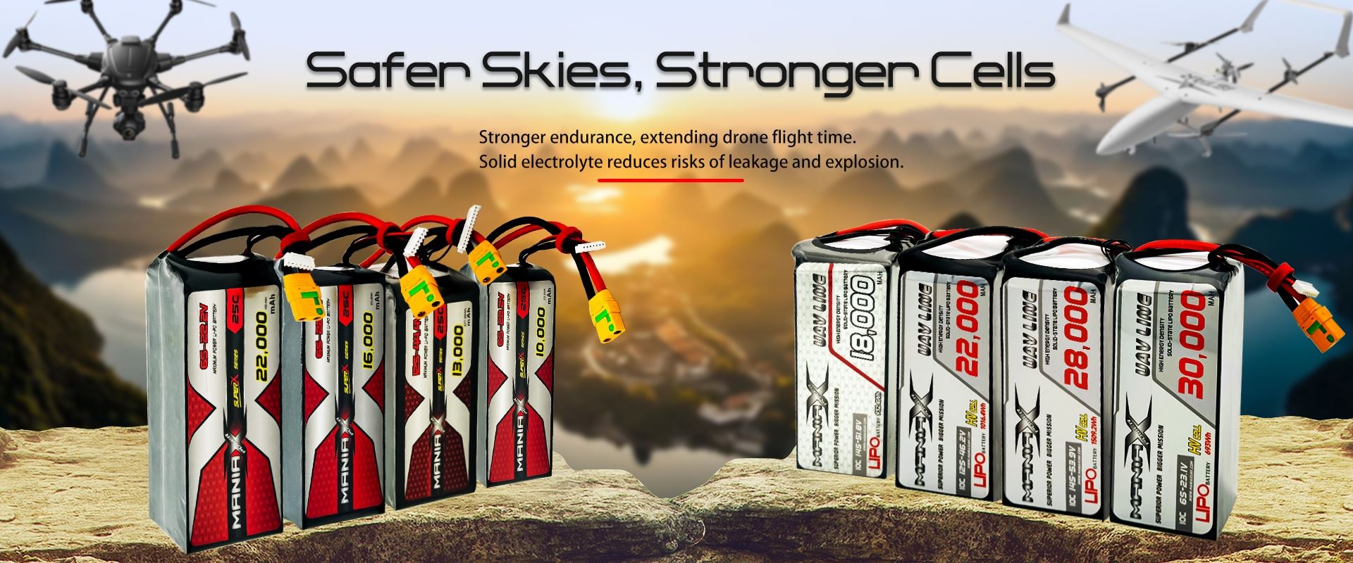 Drone lithium battery