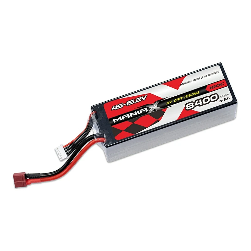 HV Lipo 4S-15.2V 8400 мАч 100C аккумулятор для гоночного автомобиля в жестком корпусе