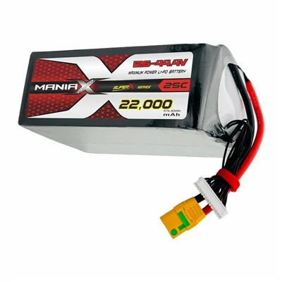 ManiaX Normal Lipo 12S-44,4 В, 22 000 мАч, 25 С (кирпич), аккумулятор для дронов и БПЛА